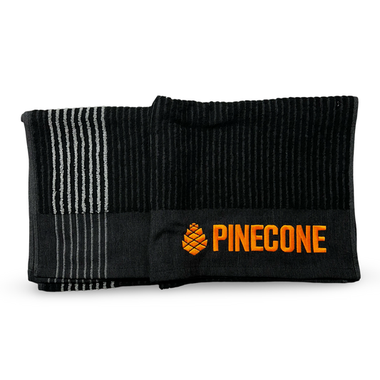 PLAYERS TOWEL (BLACK/ORANGE)