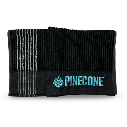 PLAYERS TOWEL (BLACK/CYAN)