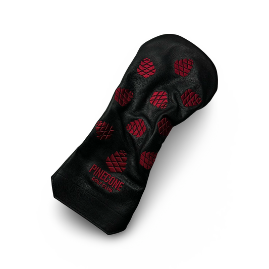 DRIVER HEADCOVER (BLACK/MAROON)