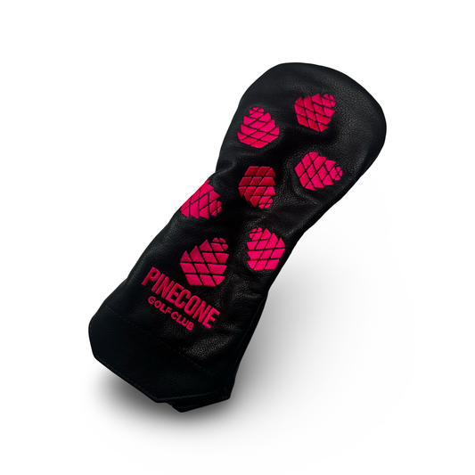 FAIRWAY HEADCOVER (BLACK/FUCHSIA)