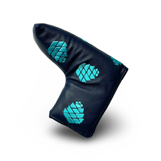 BLADE HEADCOVER (NAVY/TURQUOISE)