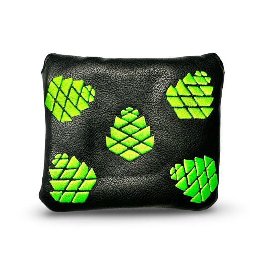 MALLET HEADCOVER (BLACK/NEON GREEN)