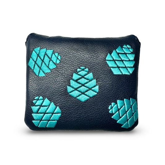 MALLET HEADCOVER (NAVY/TURQUOISE)